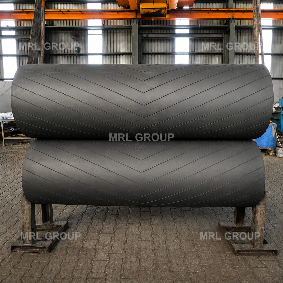 Chevron Grooved Rolls